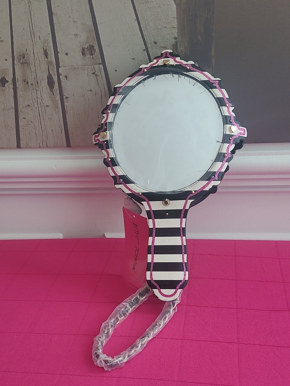 Betsey Johnson Mirror Wrislet With Flaws.